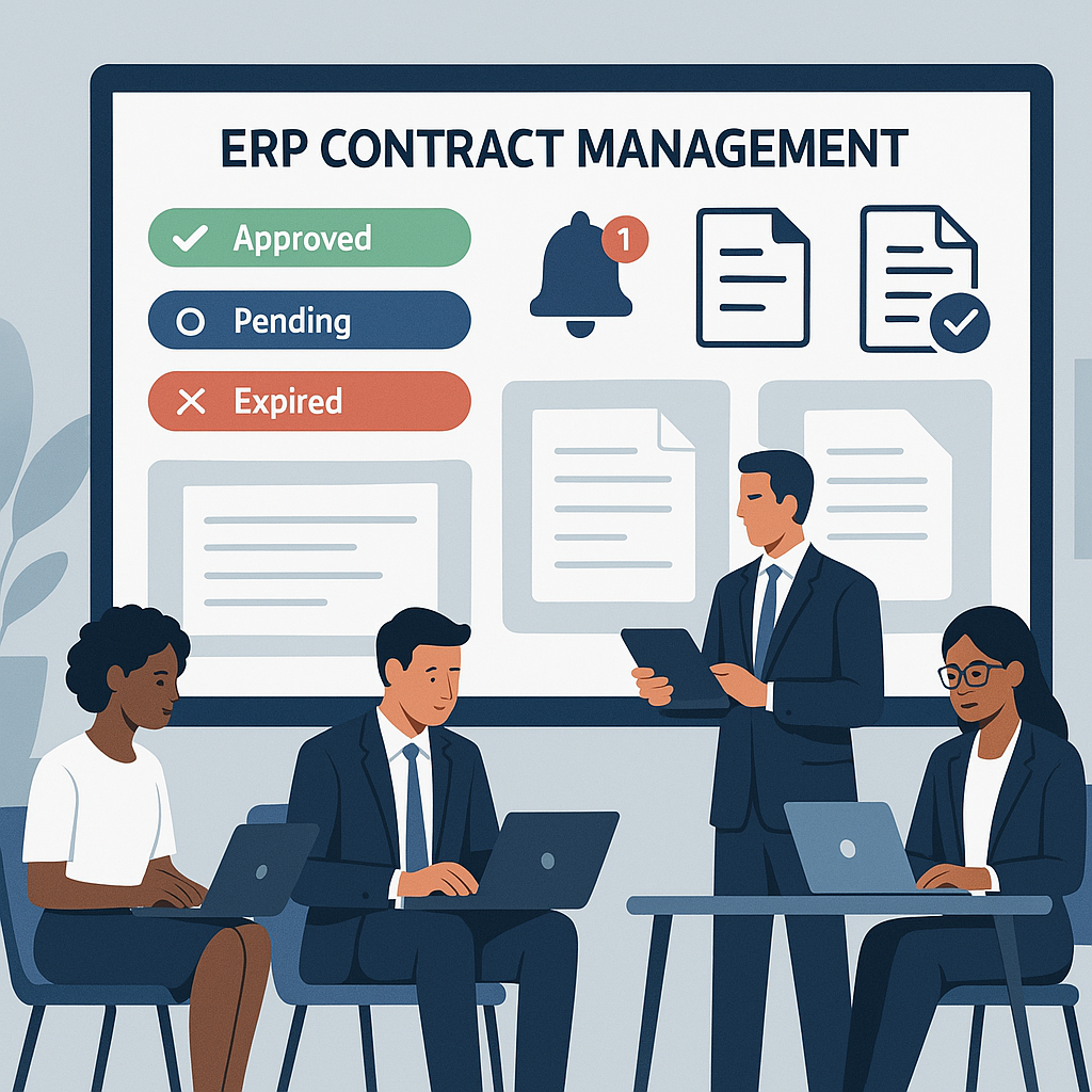 Connect-ERP opvolging contracten in Odoo